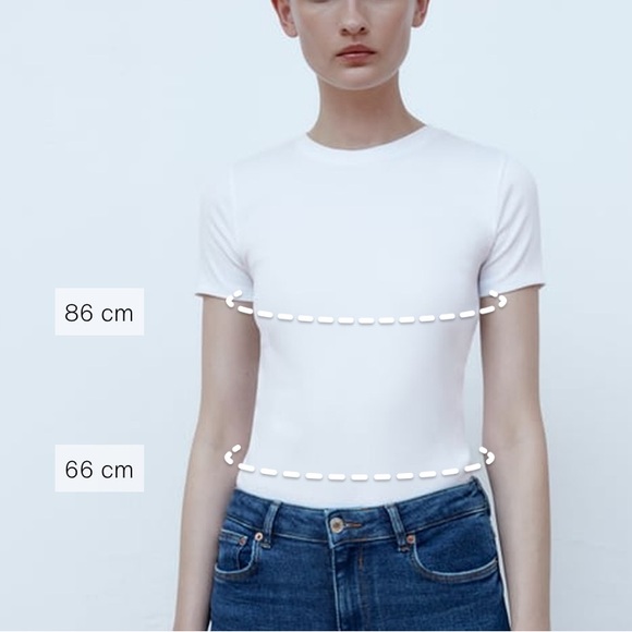 ZARA Round neck, short sleeve blouse with cuff detail. Matching embroidered - Picture 17 of 17